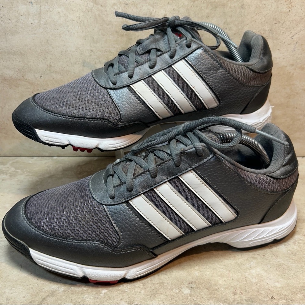 Adidas Tech Response 4.0 Mens 9 Iron Metallic Gray Golf Shoes Q44682